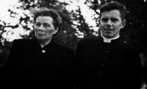 Marcel Van Leuven en zijn moeder